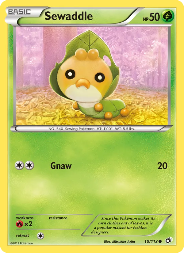 Sewaddle Tesouros Lendários 10/113