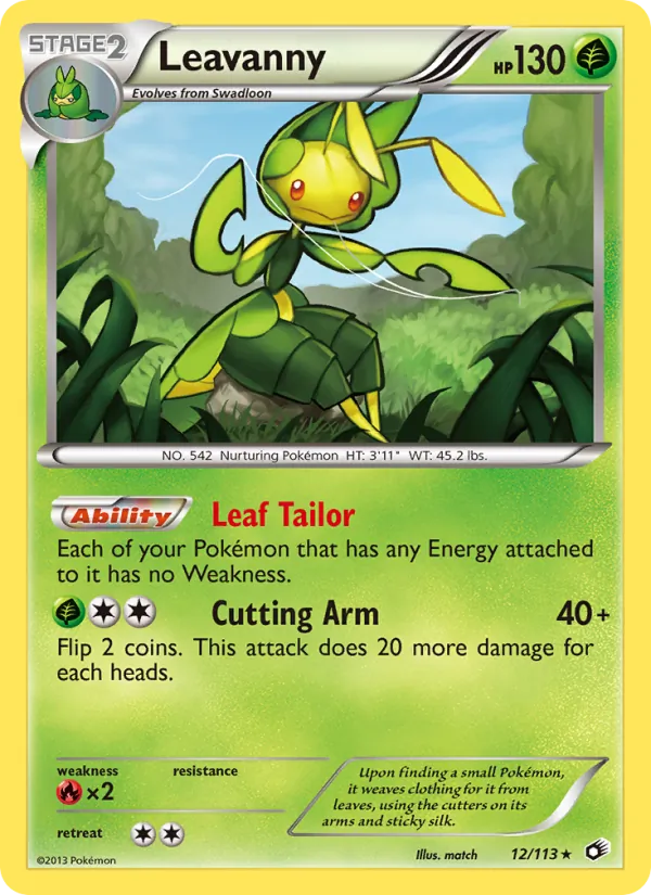 Leavanny Legendary Treasures 12/113