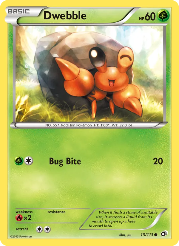 Dwebble Legendary Treasures 13/113