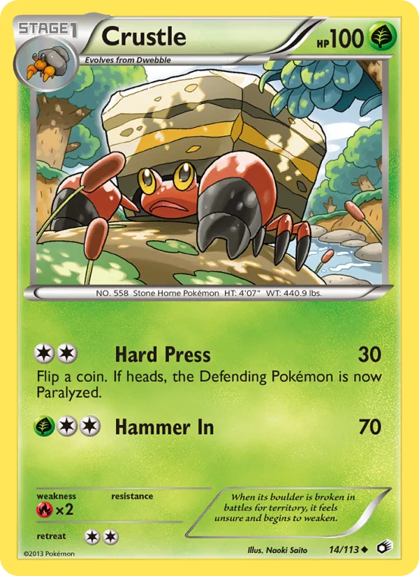 Crustle Legendary Treasures 14/113