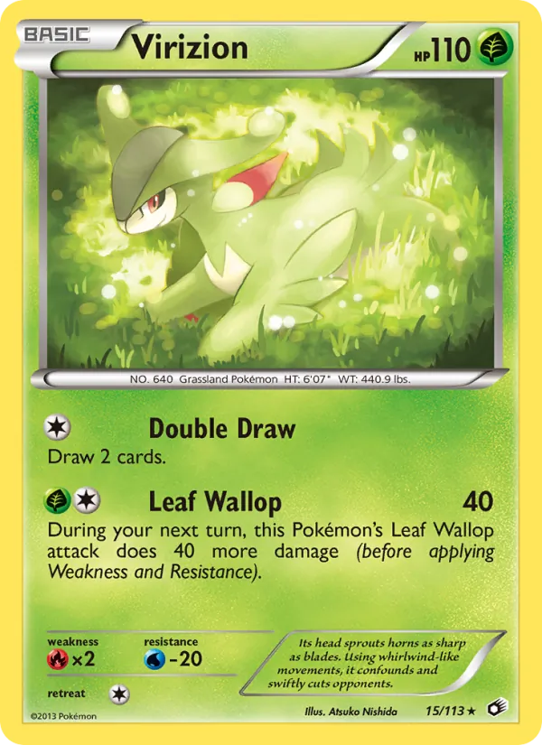 Virizion Legendary Treasures 15/113