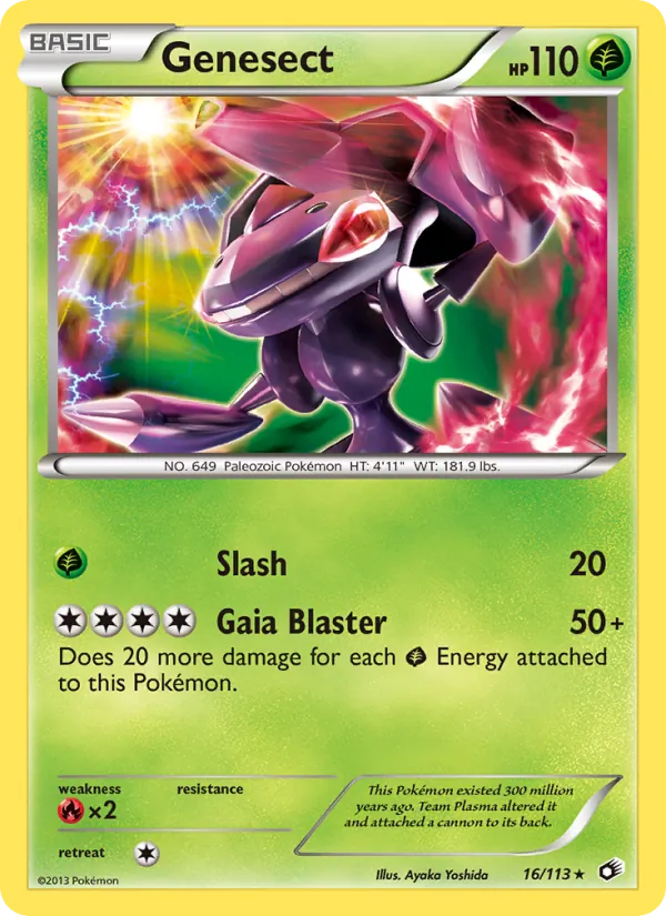 Genesect Tesouros Lendários 16/113