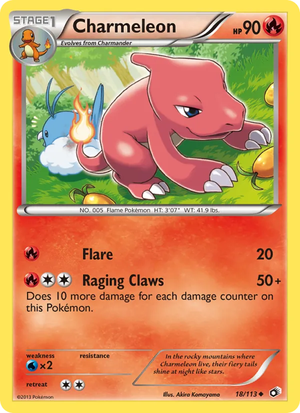 Charmeleon Legendary Treasures 18/113