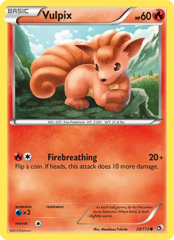 Vulpix Legendary Treasures 20/113