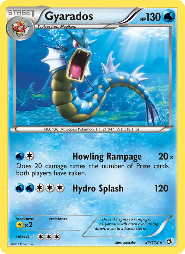 Gyarados Legendary Treasures 31/113