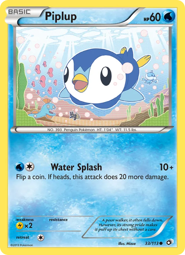 Piplup Legendary Treasures 33/113