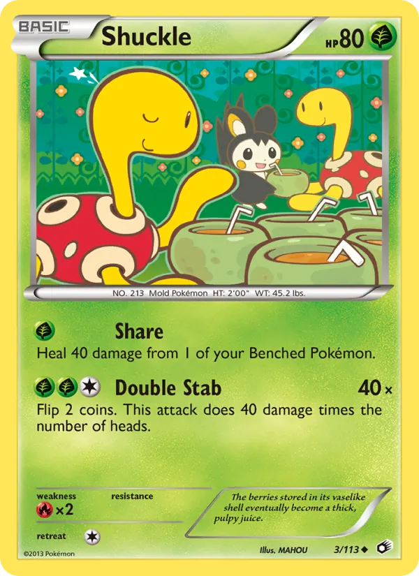 Shuckle Legendary Treasures 3/113