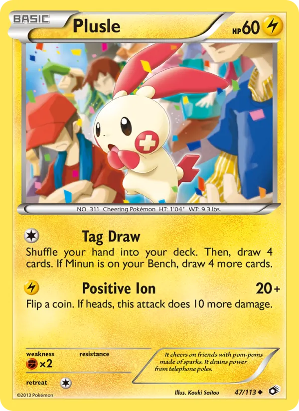 Plusle Legendary Treasures 47/113