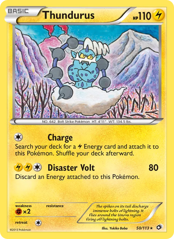 Thundurus Legendary Treasures 50/113