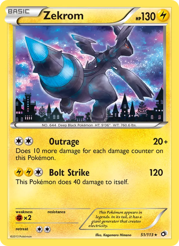 Zekrom Legendary Treasures 51/113