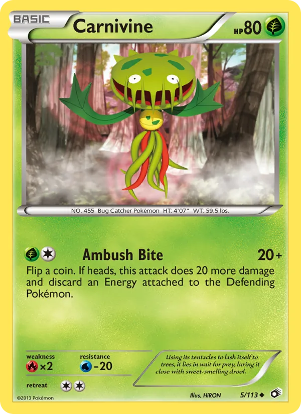 Carnivine Legendary Treasures 5/113