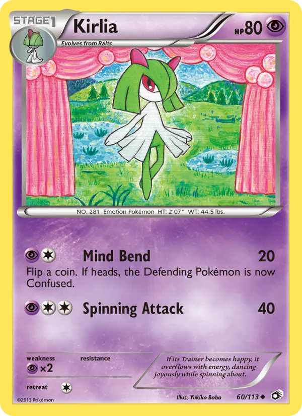 Kirlia Tesouros Lendários 60/113