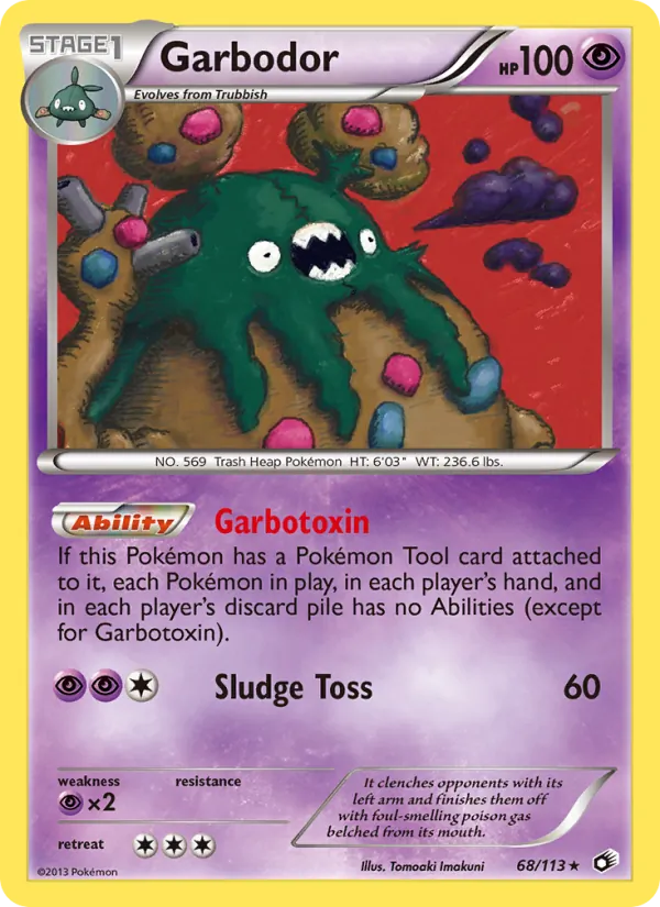 Garbodor Legendary Treasures 68/113