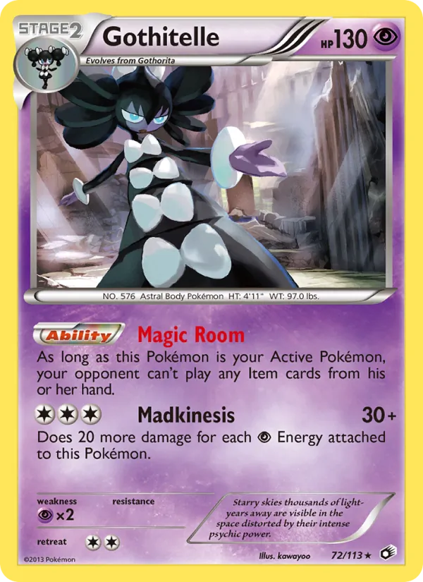 Gothitelle Legendary Treasures 72/113