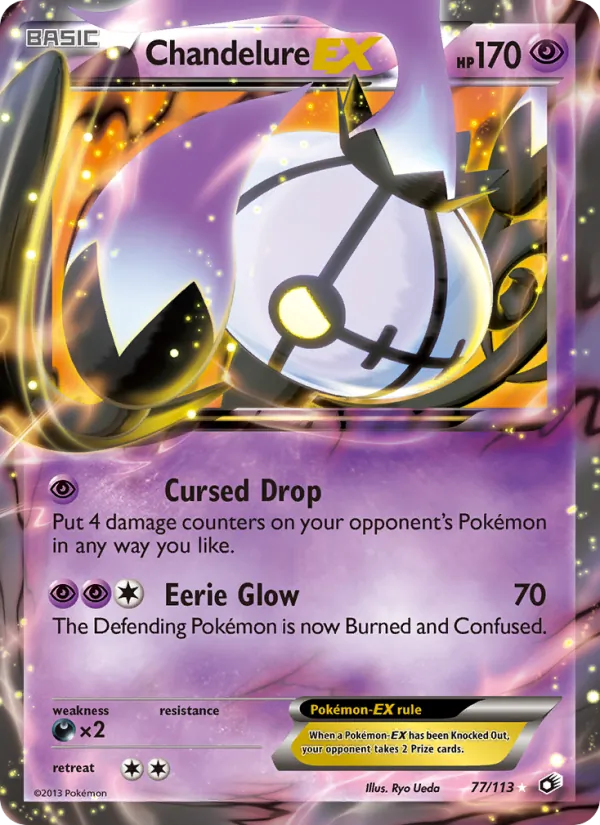 Chandelure-EX Legendary Treasures 77/113