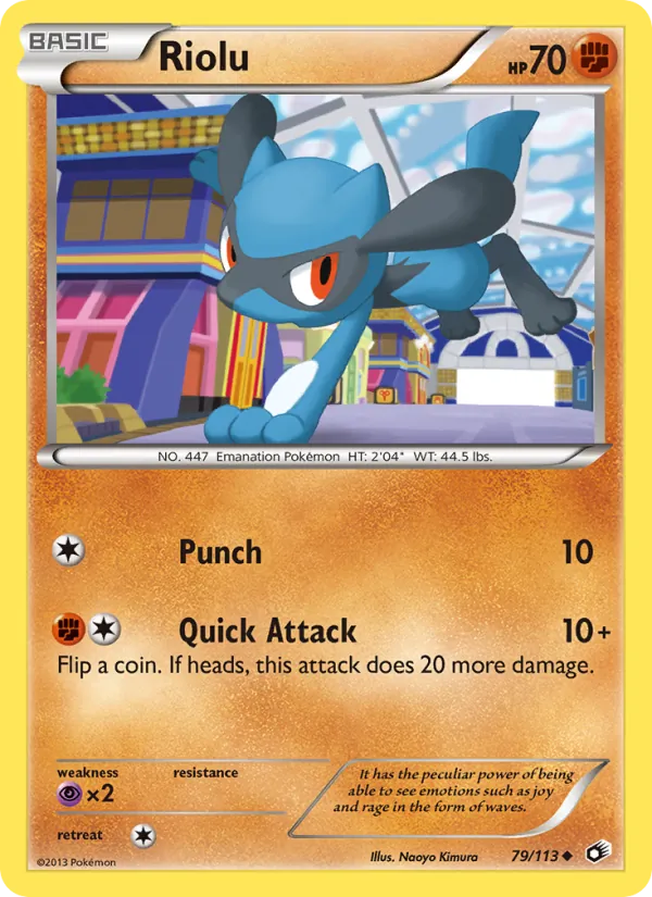 Riolu Legendary Treasures 79/113