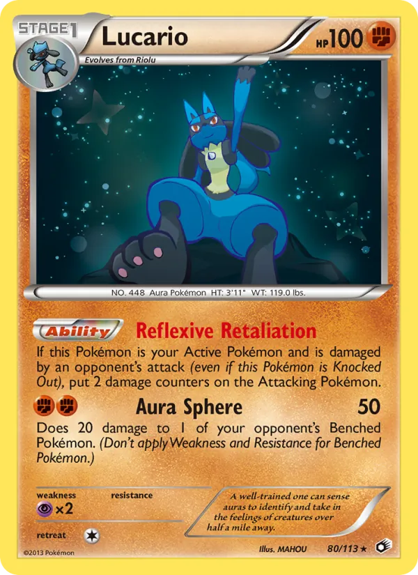Lucario Legendary Treasures 80/113
