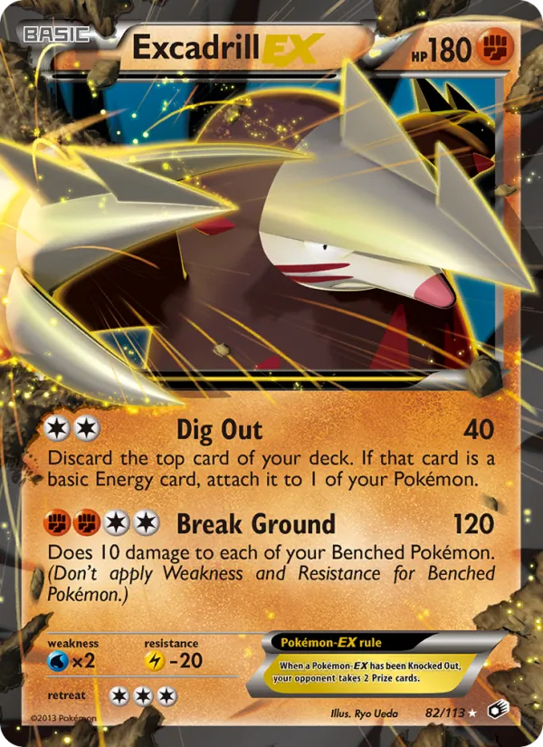 Excadrill-EX Legendary Treasures 82/113