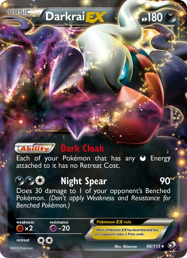 Darkrai-EX Legendary Treasures 88/113