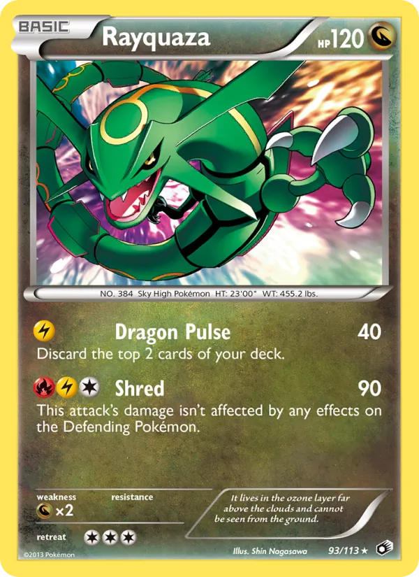 Rayquaza Legendary Treasures 93/113