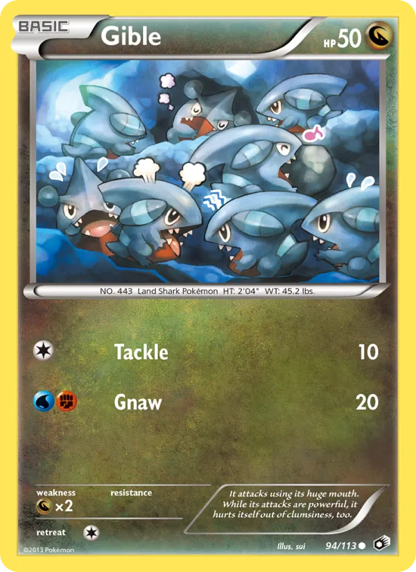 Gible Legendary Treasures 94/113