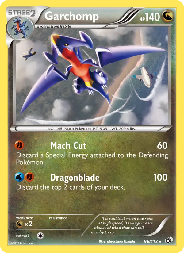 Garchomp Legendary Treasures 96/113