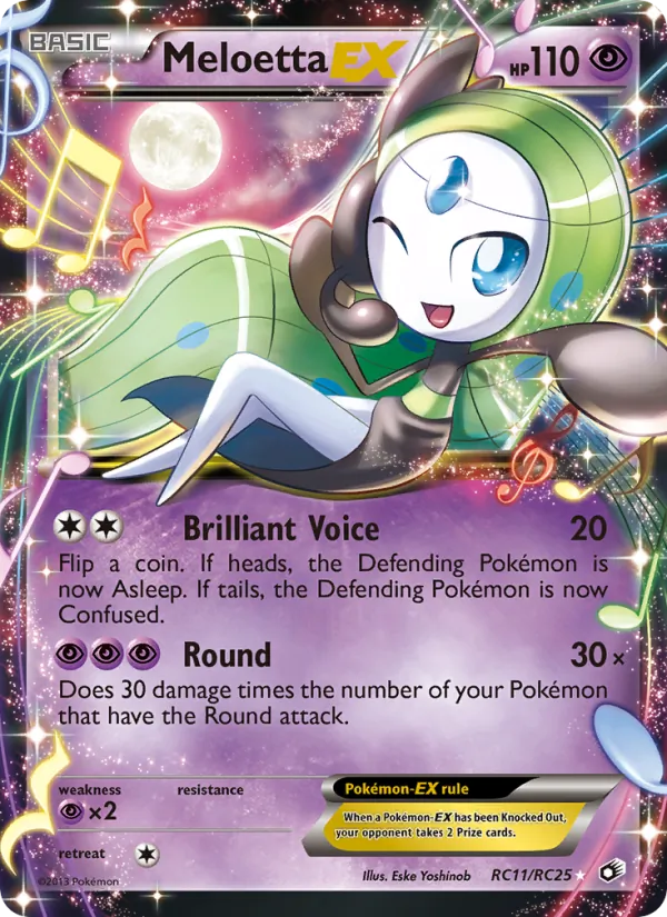 Meloetta-EX Legendary Treasures RC11/113