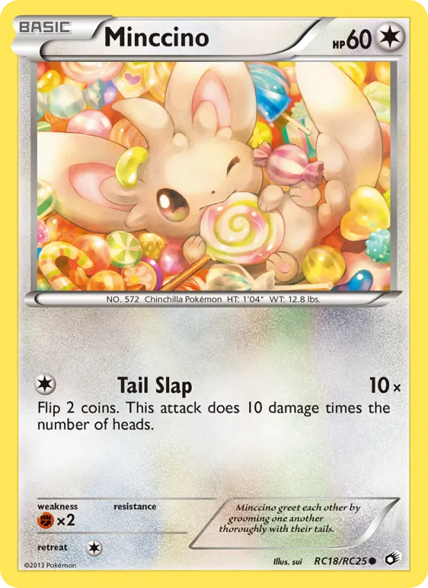 Minccino Legendary Treasures RC18/113