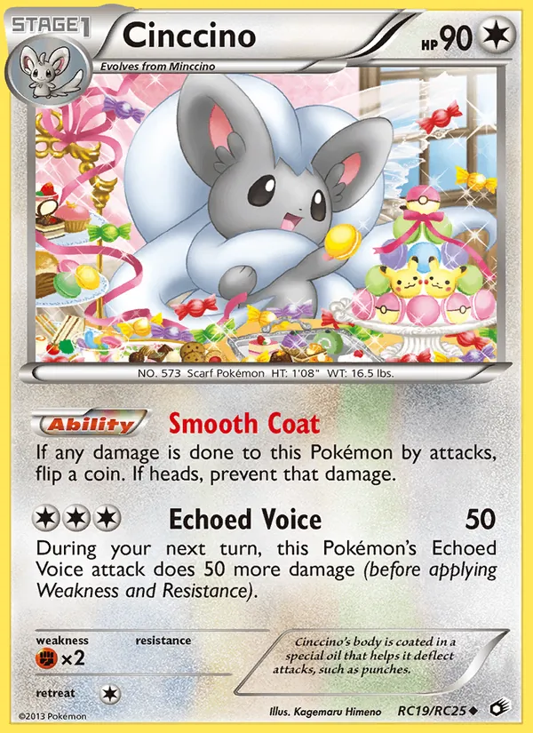 Cinccino Legendary Treasures RC19/113
