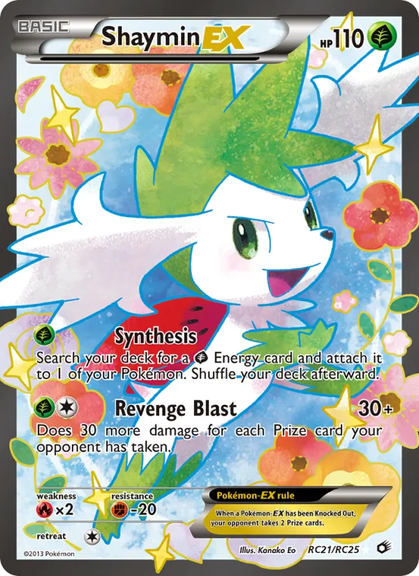 Shaymin-EX Legendary Treasures RC21/113
