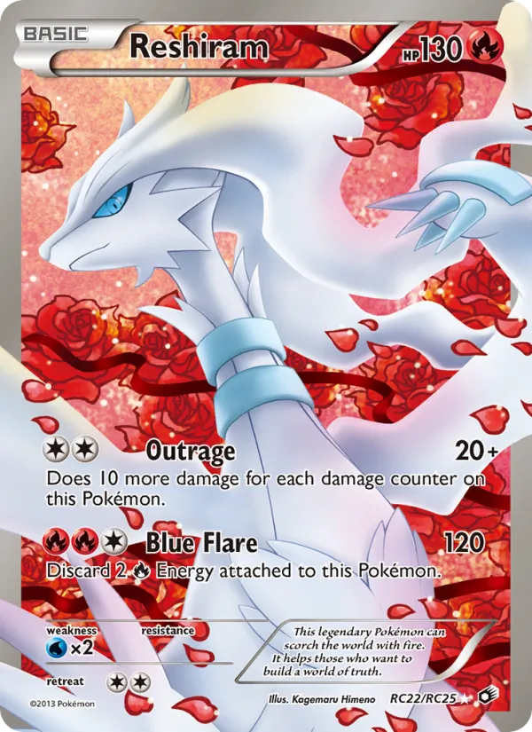 Reshiram Legendary Treasures RC22/113