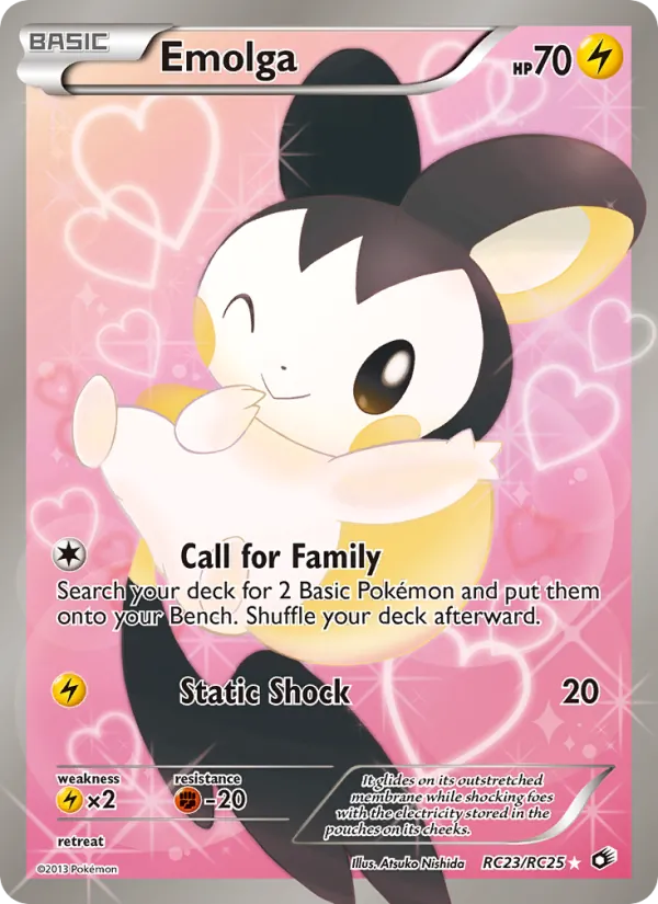 Emolga Legendary Treasures RC23/113
