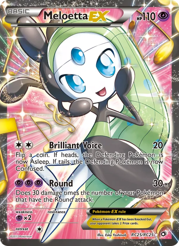 Meloetta-EX Legendary Treasures RC25/113