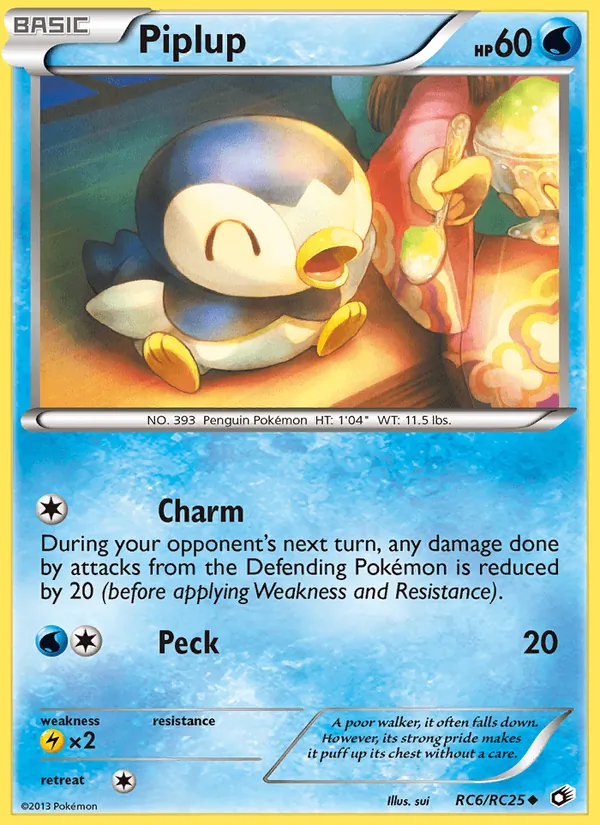Piplup Legendary Treasures RC6/113