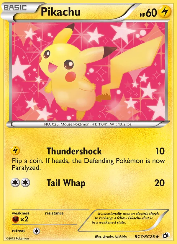 Pikachu Tesouros Lendários RC7/113