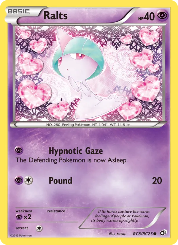 Ralts Legendary Treasures RC8/113