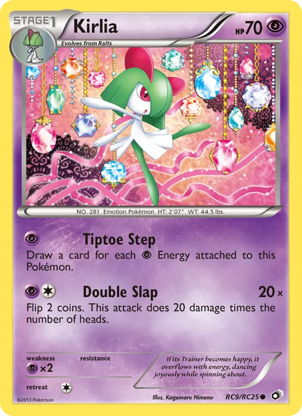 Kirlia Legendary Treasures RC9/113