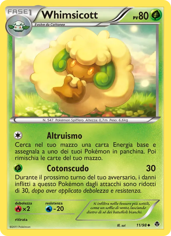 Whimsicott Nuove Forze 11/98