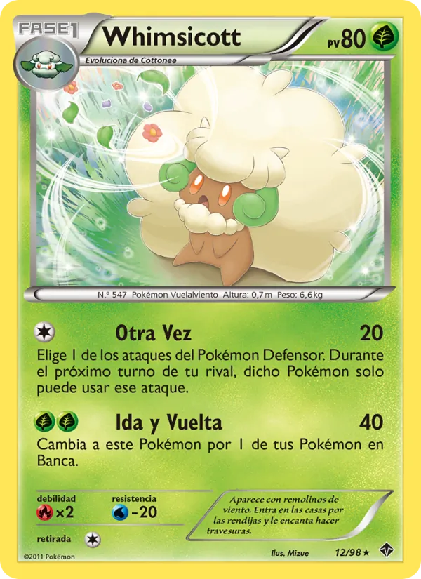 Whimsicott Fuerzas Emergentes 12/98