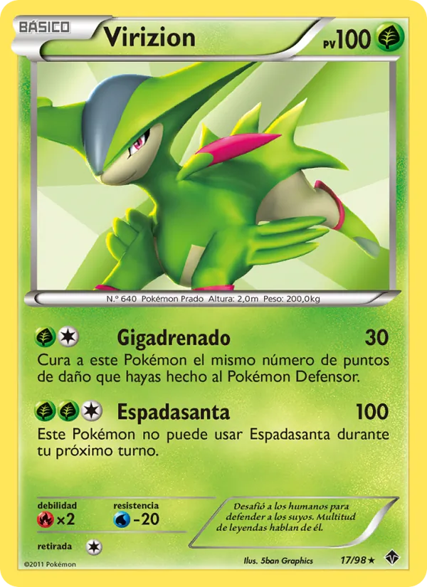 Virizion Fuerzas Emergentes 17/98