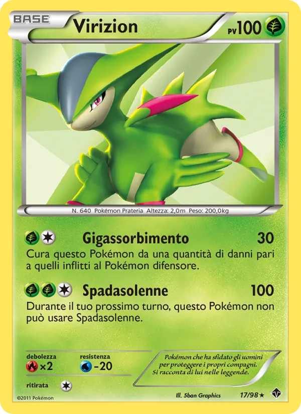 Virizion Nuove Forze 17/98