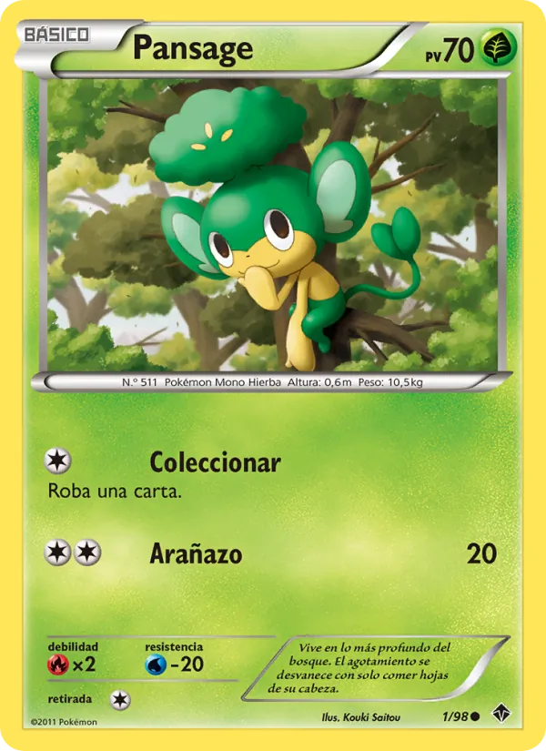 Pansage Fuerzas Emergentes 1/98