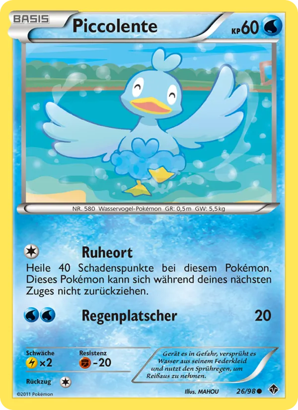 Piccolente Aufstreben der Mächtigen 26/98