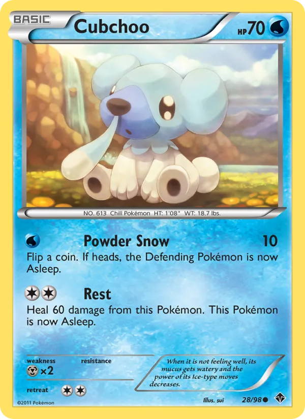 Cubchoo Emerging Powers 28/98