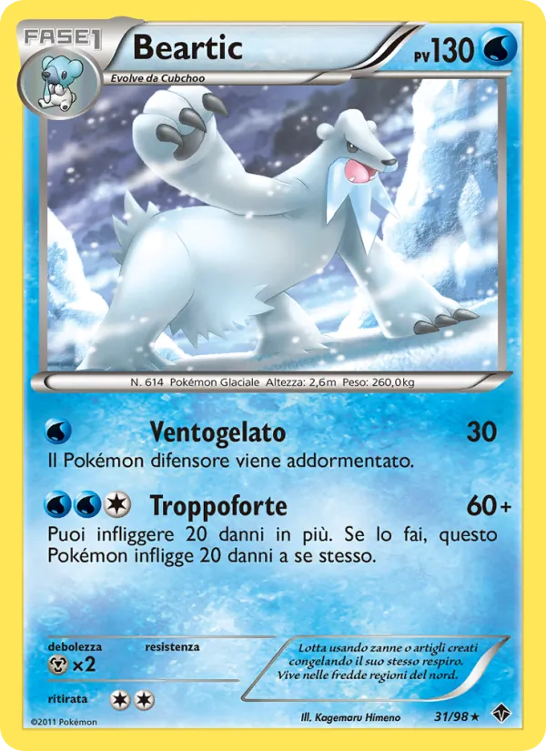 Beartic Nuove Forze 31/98