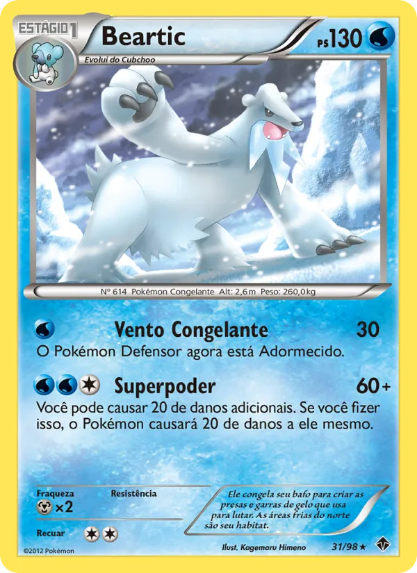 Beartic Poderes Emergentes 31/98