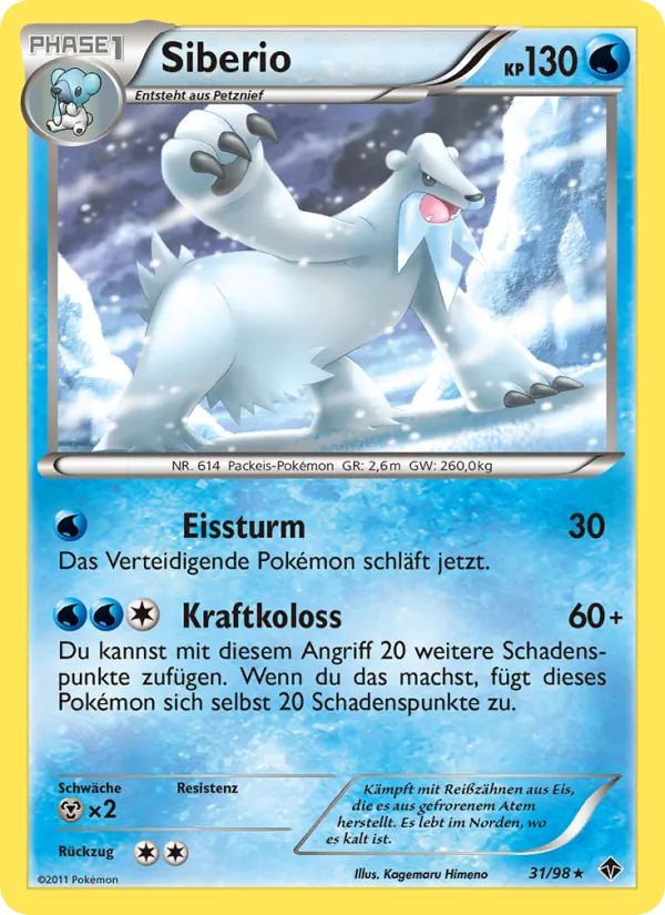 Siberio Aufstreben der Mächtigen 31/98