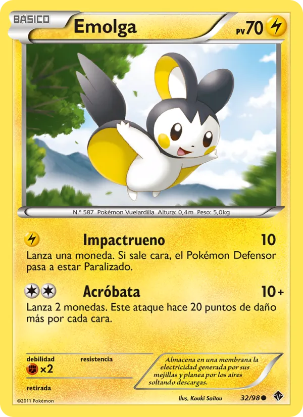 Emolga Fuerzas Emergentes 32/98