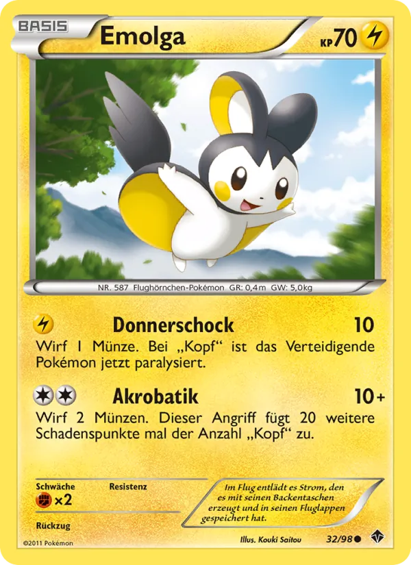 Emolga Aufstreben der Mächtigen 32/98