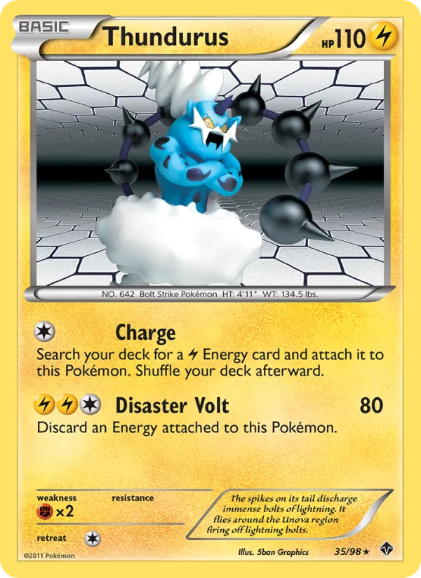 Thundurus Emerging Powers 35/98